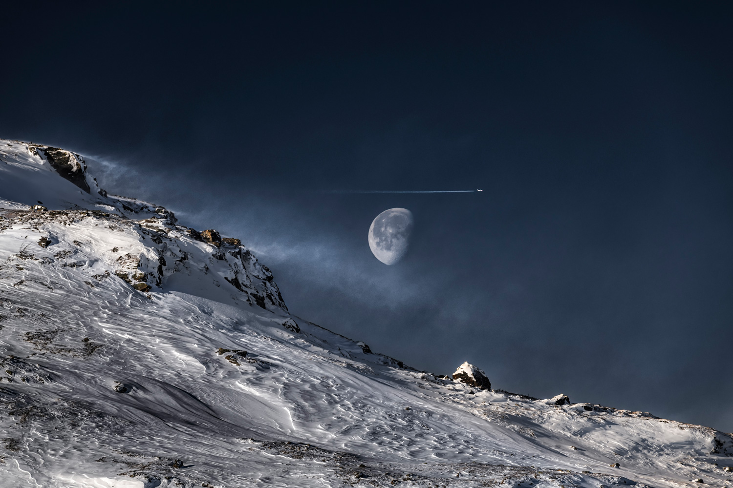”Lunar Flyby” av astrofotografen Göran Strand